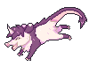 pixel horned opossum